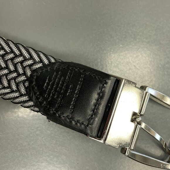 NEW Tommy Bahama Men's L/XL Reversible Belt Comfort Stretch Black/Gray - Picture 3 of 6